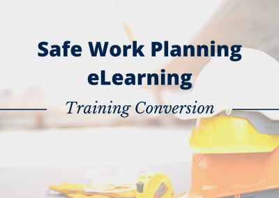 Safe Work Planning eLearning
